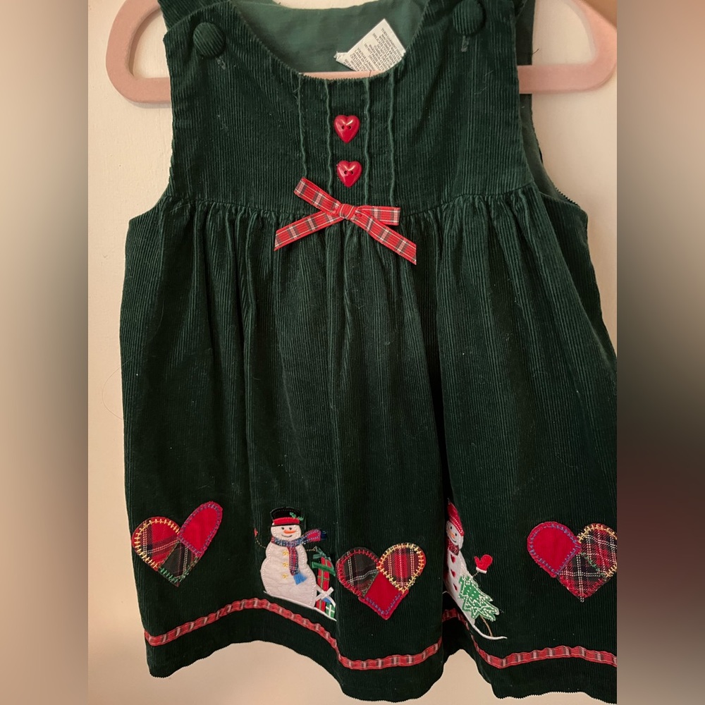 Toddler holiday jumper dress- 3T